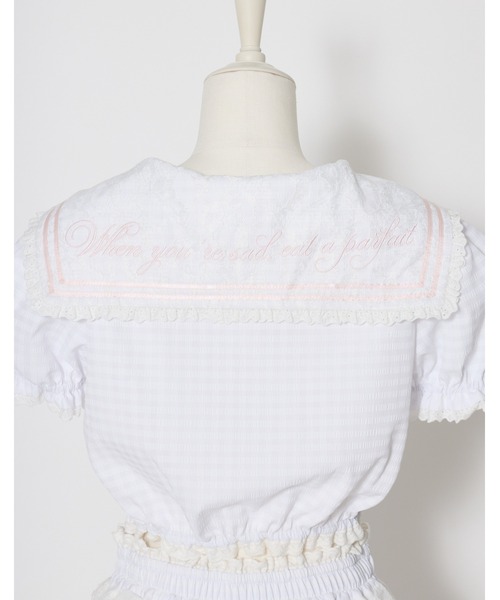 Fiorforte（フィオルフォルテ）の「gingham sailor setup（ワンピース・レディース・ピンク/ホワイト・FREE）」の13枚目の写真