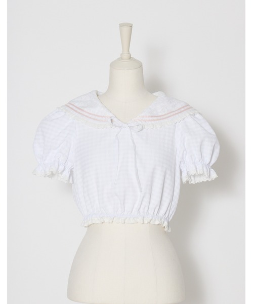 Fiorforte（フィオルフォルテ）の「gingham sailor setup（ワンピース・レディース・ピンク/ホワイト・FREE）」の15枚目の写真