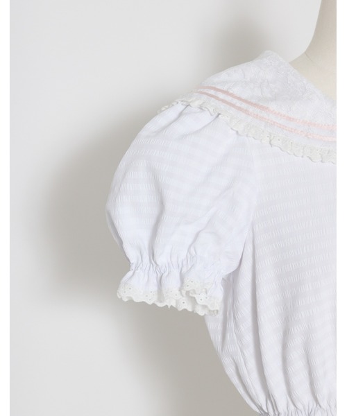 Fiorforte（フィオルフォルテ）の「gingham sailor setup（ワンピース・レディース・ピンク/ホワイト・FREE）」の10枚目の写真