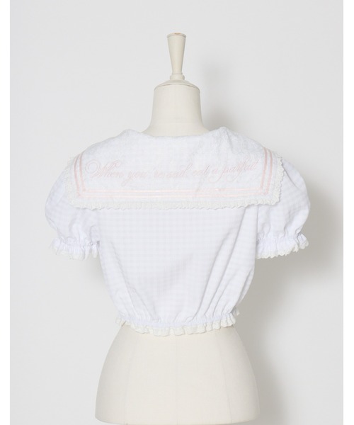 Fiorforte（フィオルフォルテ）の「gingham sailor setup（ワンピース・レディース・ピンク/ホワイト・FREE）」の17枚目の写真