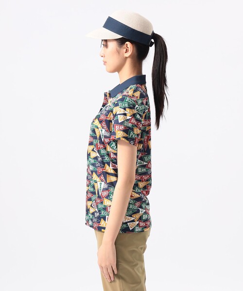 BEAMS GOLF(ビームスゴルフ)の「〈WOMEN〉ORANGE LABEL / フラッグ総柄 ポロシャツ(ポロシャツ・レディース・その他/ホワイト・SMALL/LARGE/MEDIUM)」の6枚目の写真