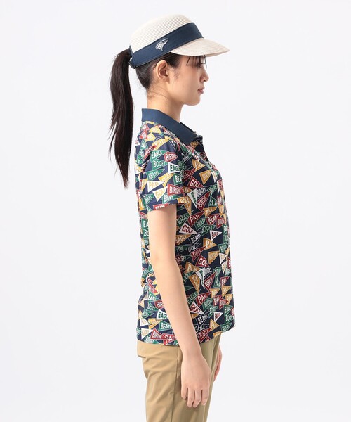 BEAMS GOLF(ビームスゴルフ)の「〈WOMEN〉ORANGE LABEL / フラッグ総柄 ポロシャツ(ポロシャツ・レディース・その他/ホワイト・SMALL/LARGE/MEDIUM)」の7枚目の写真