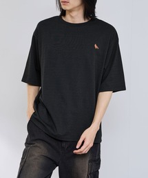 【 REALSTANDARD/リアルスタンダード 】UV 接触冷感 速乾 タフラク ワンポイント刺繍プリントTシャツ