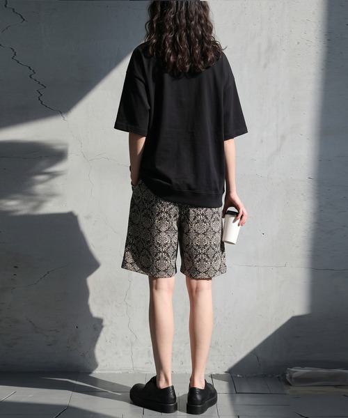 antiqua(アンティカ)の「上下 セットアップ 裏毛 ルームウェア(Tシャツ/カットソー・レディース・その他1/ストライプ/ドット/その他・M/L/XL)」の11枚目の写真