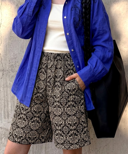 antiqua(アンティカ)の「上下 セットアップ 裏毛 ルームウェア(Tシャツ/カットソー・レディース・その他1/ストライプ/ドット/その他・M/L/XL)」の12枚目の写真