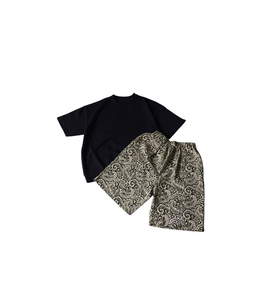 antiqua(アンティカ)の「上下 セットアップ 裏毛 ルームウェア(Tシャツ/カットソー・レディース・その他1/ストライプ/ドット/その他・M/L/XL)」の21枚目の写真