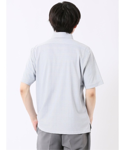 TAKA-Q（タカキュー）の「ビズポロ ポロシャツ メンズ 半袖 ストレッチ 吸水速乾 ノンアイロン ボタンダウン クールパス クールビズ（ポロシャツ・メンズ・ブルー・X-LARGE/MEDIUM/LARGE）」の10枚目の写真