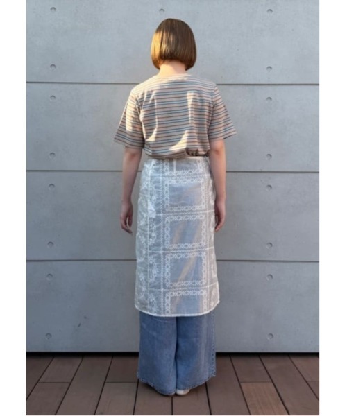 Te chichi（テチチ）の「マルチボーダーTシャツ（Tシャツ/カットソー・レディース・ブラック/ネイビー/ベージュ・F）」の6枚目の写真