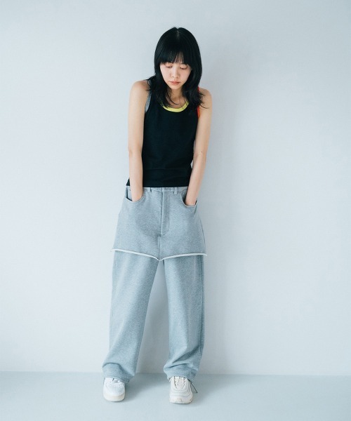 soduk（スドーク）の「【soduk】26SS新作 circle tank top / サークルタンクトップ（タンクトップ・レディース・ブラック/ブラウン/ネイビー・ONE SIZE）」の8枚目の写真