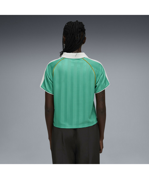 PUMA(プーマ)の「PUMA プーマ ウィメンズ T7 リラックスド フットボール 半袖 Tシャツ(Tシャツ/カットソー・レディース・ラベンダー/グリーン系その他・X-LARGE/LARGE/SMALL/MEDIUM)」の7枚目の写真