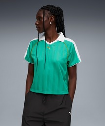 PUMA プーマ ウィメンズ T7 リラックスド フットボール 半袖 Tシャツ