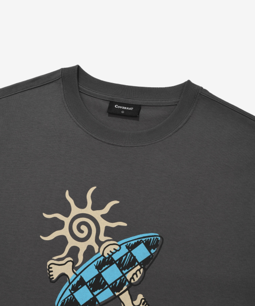 COVERNAT(カバーナット)の「チェックボードグラフィックスリーブレスチャコール(Tシャツ/カットソー・メンズ・その他・SMALL/MEDIUM/LARGE/X-LARGE/XX-LARGE)」の7枚目の写真