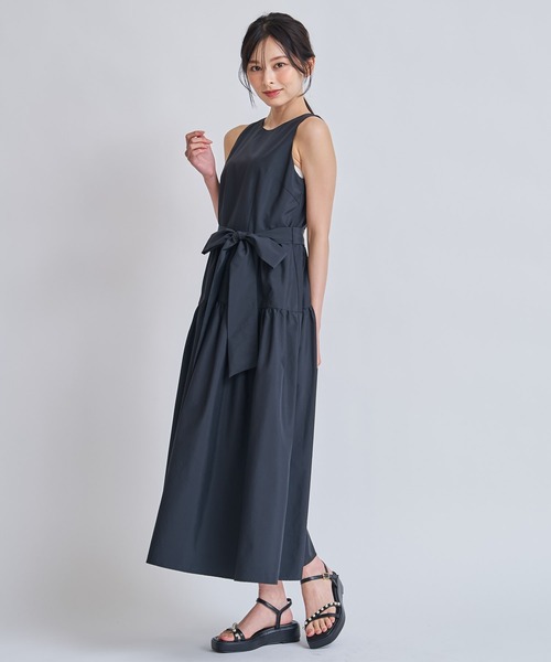 NOELA(ノエラ)の「タフタリボンワンピース(ワンピース・レディース・ブルー/オフホワイト/ブラック・M/S)」の21枚目の写真