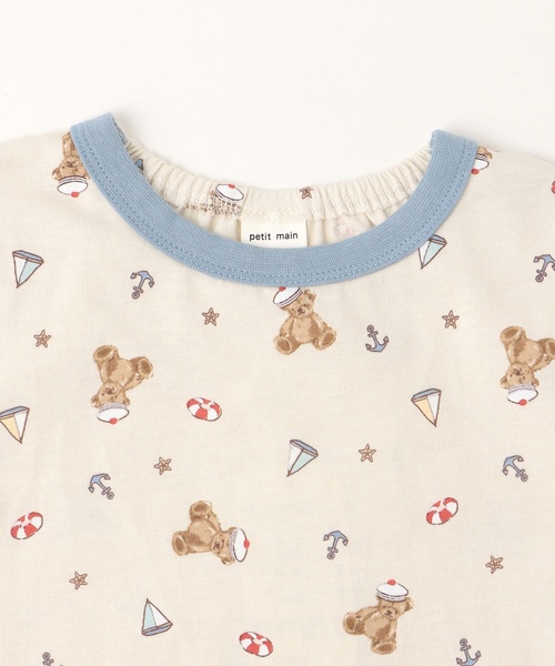 petit main(プティマイン)の「BOYS半袖パジャマ(ルームウェア/パジャマ・キッズ・ネイビー/エメラルド/サックスブルー・80cm/120cm/130cm/100cm/90cm/110cm)」の8枚目の写真
