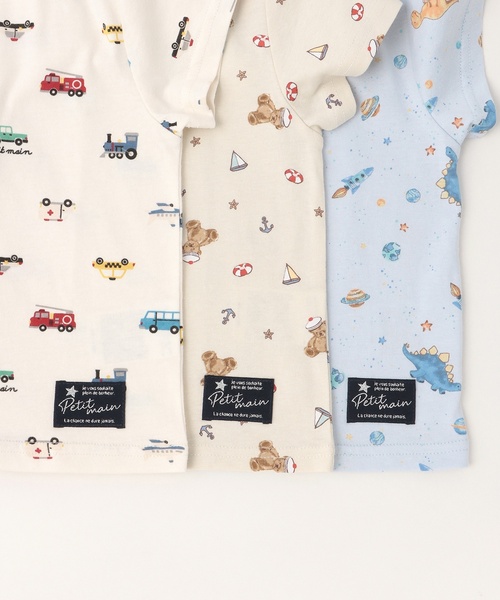 petit main(プティマイン)の「BOYS半袖パジャマ(ルームウェア/パジャマ・キッズ・ネイビー/エメラルド/サックスブルー・80cm/120cm/130cm/100cm/90cm/110cm)」の10枚目の写真