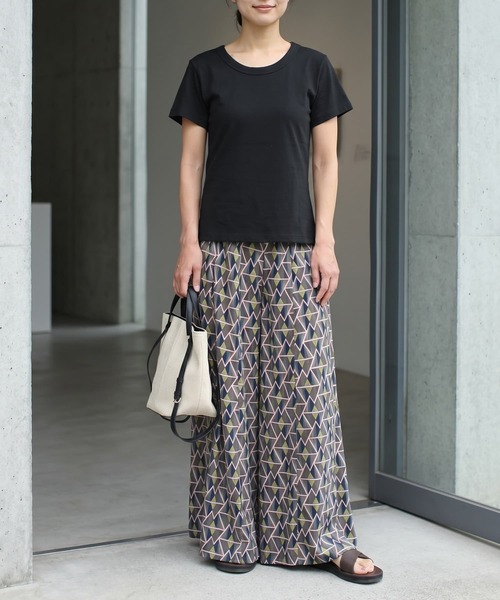 STYLE DELI(スタイルデリ)の「【Made in JAPAN】フライス半袖カットソートップス(Tシャツ/カットソー・レディース・ホワイト/ブラック/チャコールグレー/イエロー・M)」の17枚目の写真