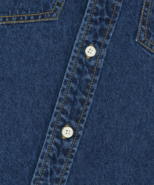 WKNDRS(ウィーキャンドース)の「AP OG DENIM SHIRT (DENIM)(シャツ/ブラウス・レディース・その他・X-LARGE/LARGE/MEDIUM)」の4枚目の写真