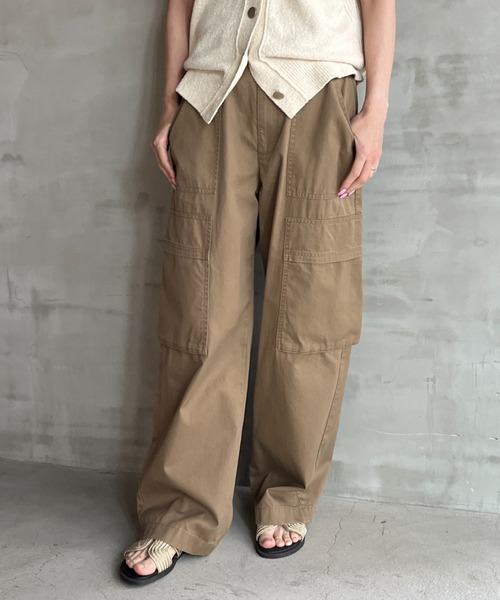 HELIOPOLE(エリオポール)の「MILITARY PANTS(その他パンツ・レディース・キャメル/オリーブ・38/36)」の2枚目の写真