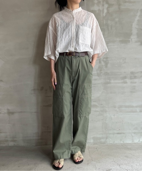 HELIOPOLE(エリオポール)の「MILITARY PANTS(その他パンツ・レディース・キャメル/オリーブ・38/36)」の21枚目の写真