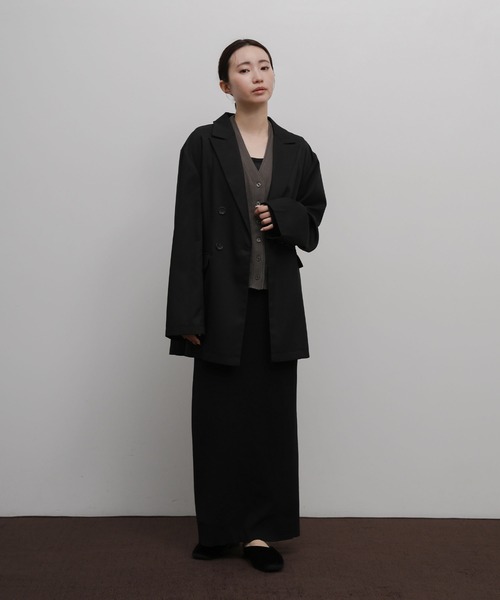 select MOCA Et(セレクトモカエト)の「【Et】Knit wrap vest(ベスト・レディース・チャコールグレー/ブラウン/アイボリー・FREE)」の16枚目の写真