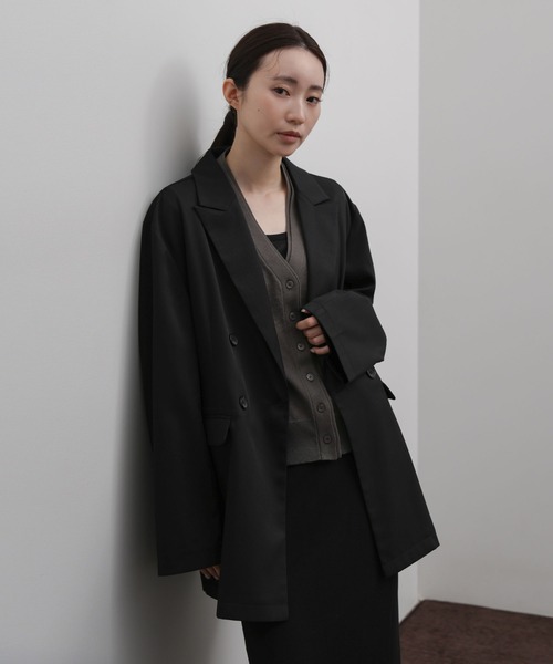 select MOCA Et(セレクトモカエト)の「【Et】Knit wrap vest(ベスト・レディース・チャコールグレー/ブラウン/アイボリー・FREE)」の15枚目の写真