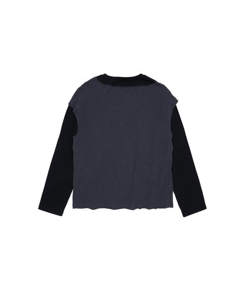 MEA（メア）の「DIFFUSED LETTERING LAYERED L/S [BLACK]（Tシャツ/カットソー・メンズ・その他・2/3）」の4枚目の写真