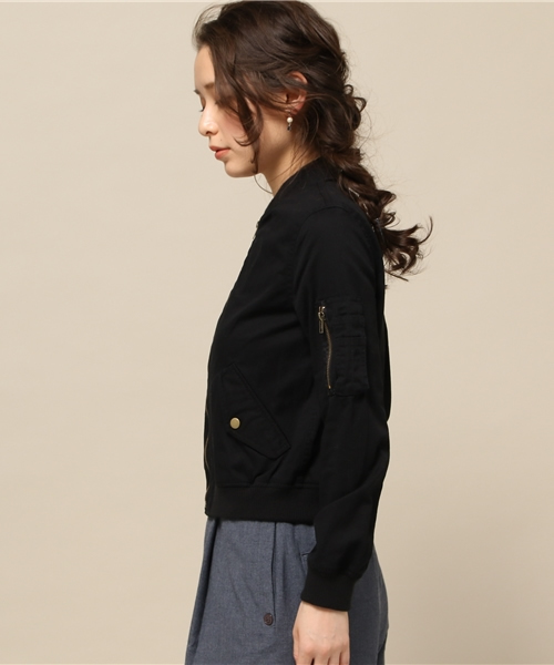 INGNI（イング）の「【６／２４ヒルナンデスご紹介商品】ＭＡ-1/ブルゾン-2016ＳＳ-（MA-1・レディース・ブラック/カーキ/アイボリー/その他/ベージュ/その他1/その他2/その他3・MEDIUM）」の10枚目の写真