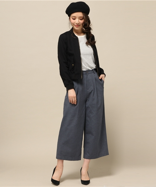 INGNI（イング）の「【６／２４ヒルナンデスご紹介商品】ＭＡ-1/ブルゾン-2016ＳＳ-（MA-1・レディース・ブラック/カーキ/アイボリー/その他/ベージュ/その他1/その他2/その他3・MEDIUM）」の12枚目の写真