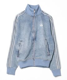 adidas（アディダス）の「adidas FIREBIRD ADICOLOR DENIM TRACK TOP / アディダス ファイヤーバード アディカラー デニム トラックトップ（デニムジャケット）」
