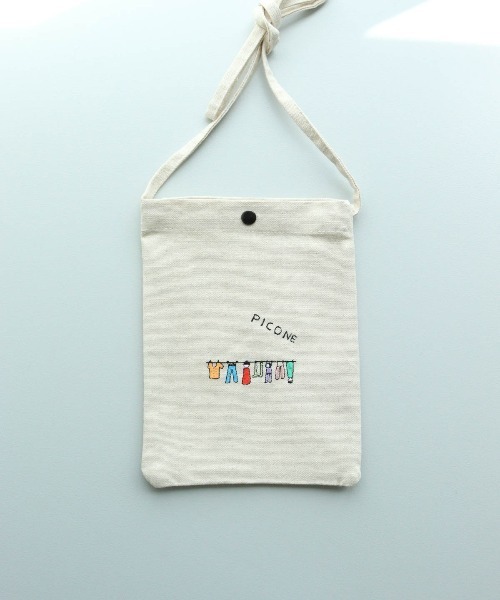 CASA PICONE(カーサピッコーネ)の「刺繍ミニサコッシュ(ショルダーバッグ・レディース・B/C/H/I/D/G/A/F/J/E・FREE)」の2枚目の写真