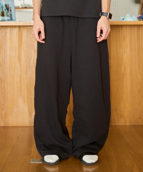 BROKEN BASE(ブロークンベース)の「BRO Logo Sweat Pants / BRO ロゴスウェットパンツ(スウェットパンツ・メンズ・ブラック/ネイビー・SMALL/MEDIUM/LARGE)」の14枚目の写真