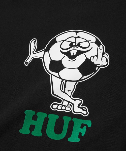 HUF(ハフ)の「FOUL PLAY TEE(Tシャツ/カットソー・メンズ・ブラック・XL/L/M/S/XXL)」の3枚目の写真