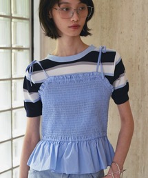 SOEMIN | Shirred camisole/シャーリングキャミソール(キャミソール)
