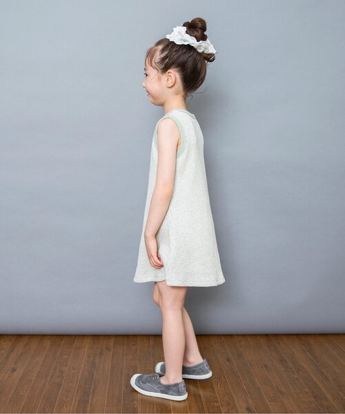 BREEZE(ブリーズ)の「ワッフルワンピース(ワンピース・キッズ・ピンク/サックスブルー/アイボリー・130/120/80/110/100/90)」の5枚目の写真