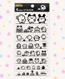 nini toys（ニニトイズ）の「【nini toys】≪たまごっち≫4サイズステッカー/シール（ステッカー/テープ）」