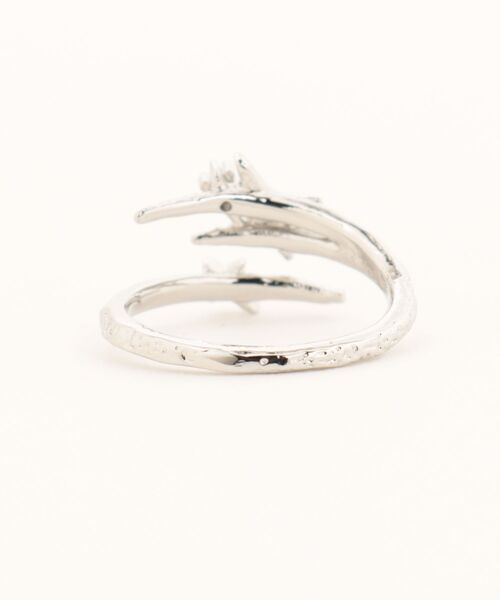 MASHIRO（マシロ）の「【MASHIRO】Y2Kスターダストモチーフアクリルストーンリングシングルユニセックス(MA/EKW136)（リング・メンズ・シルバー・FREE）」の8枚目の写真