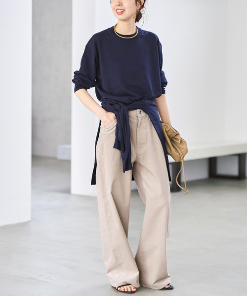 Spick & Span(スピックアンドスパン)の「《新色有り / 追加》18G クルーネックプルオーバー(ニット/セーター・レディース・ネイビー/レッド/ブラウン系その他・FREE)」の18枚目の写真