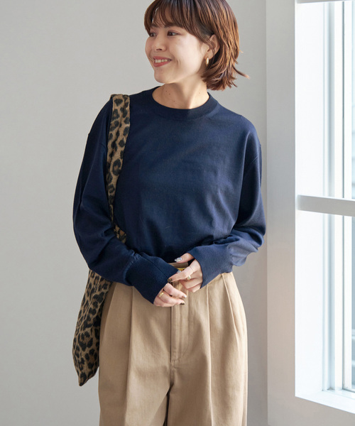 Spick & Span(スピックアンドスパン)の「《新色有り / 追加》18G クルーネックプルオーバー(ニット/セーター・レディース・ネイビー/レッド/ブラウン系その他・FREE)」の20枚目の写真