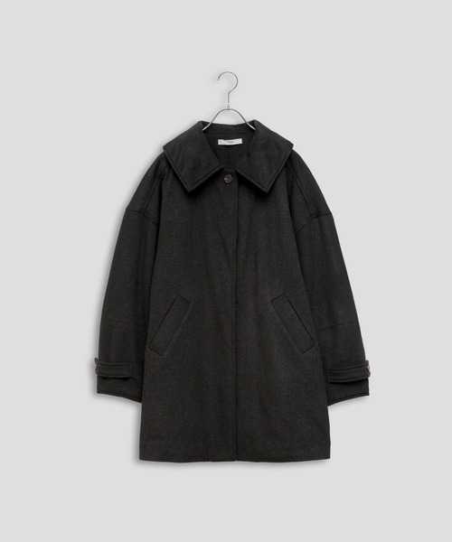 Kelen(ケレン)の「「KELEN / ケレン」ビックカラーAライン 中綿入りウールコート(その他アウター・レディース・ダークブラウン/チャコールグレー・S/M)」の20枚目の写真