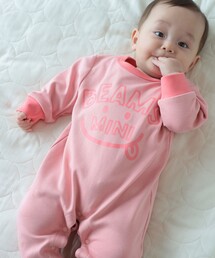 BEAMS mini（ビームスミニ）の「ベビー スマイル ロンパース 2026FW（70～80cm）長袖 子供服 出産祝い お祝い プレゼント（ロンパース）」