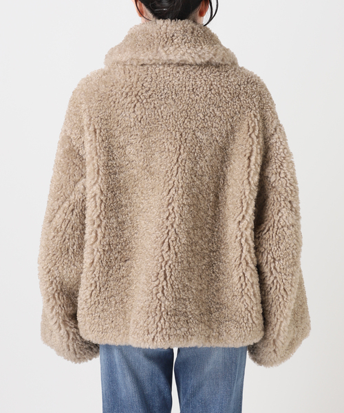Spick & Span(スピックアンドスパン)の「《一部店舗+WEB限定》Glyph Curly Fur Blouson(その他アウター・レディース・ベージュ・FREE)」の6枚目の写真