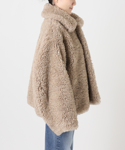Spick & Span(スピックアンドスパン)の「《一部店舗+WEB限定》Glyph Curly Fur Blouson(その他アウター・レディース・ベージュ・FREE)」の7枚目の写真