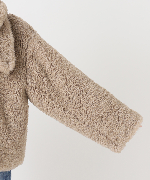 Spick & Span(スピックアンドスパン)の「《一部店舗+WEB限定》Glyph Curly Fur Blouson(その他アウター・レディース・ベージュ・FREE)」の8枚目の写真