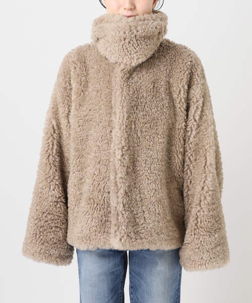 Spick & Span(スピックアンドスパン)の「《一部店舗+WEB限定》Glyph Curly Fur Blouson(その他アウター・レディース・ベージュ・FREE)」の11枚目の写真