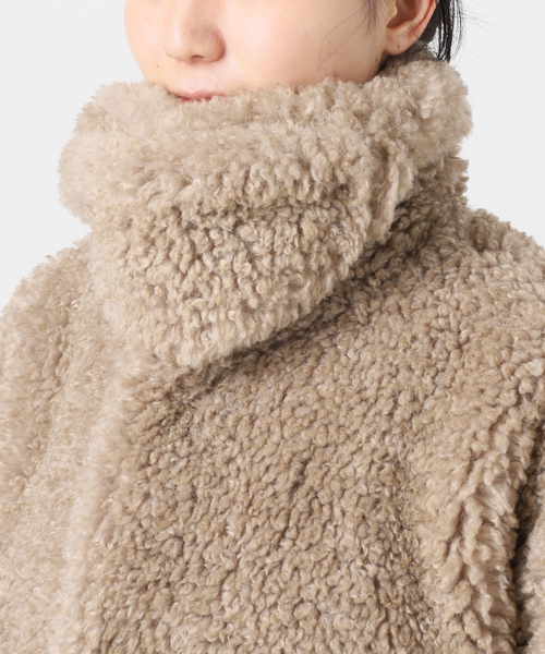 Spick & Span(スピックアンドスパン)の「《一部店舗+WEB限定》Glyph Curly Fur Blouson(その他アウター・レディース・ベージュ・FREE)」の12枚目の写真