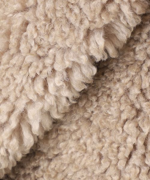 Spick & Span(スピックアンドスパン)の「《一部店舗+WEB限定》Glyph Curly Fur Blouson(その他アウター・レディース・ベージュ・FREE)」の16枚目の写真