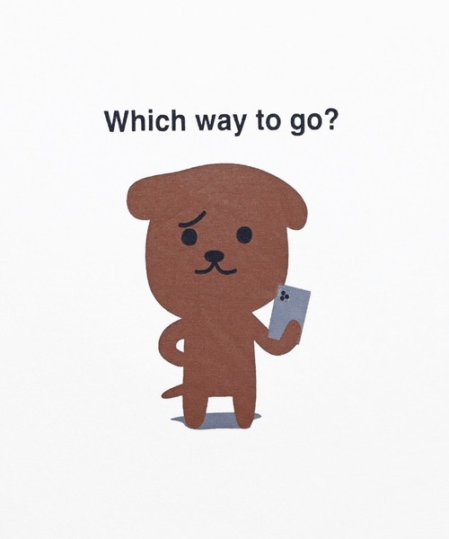 FRUIT OF THE LOOM(フルーツオブザルーム)の「Which way to go? Tシャツ(Tシャツ/カットソー・メンズ・ホワイト/ブラック/ネイビー・XL/L/M)」の4枚目の写真