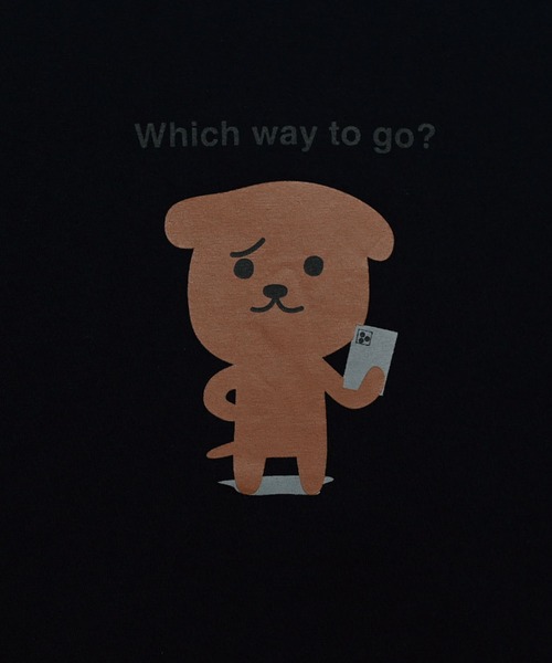 FRUIT OF THE LOOM(フルーツオブザルーム)の「Which way to go? Tシャツ(Tシャツ/カットソー・メンズ・ホワイト/ブラック/ネイビー・XL/L/M)」の6枚目の写真