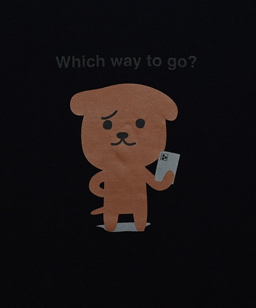 FRUIT OF THE LOOM(フルーツオブザルーム)の「Which way to go? Tシャツ(Tシャツ/カットソー・メンズ・ホワイト/ブラック/ネイビー・XL/L/M)」の8枚目の写真