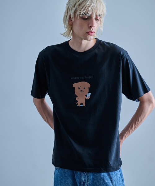 FRUIT OF THE LOOM(フルーツオブザルーム)の「Which way to go? Tシャツ(Tシャツ/カットソー・メンズ・ホワイト/ブラック/ネイビー・XL/L/M)」の20枚目の写真